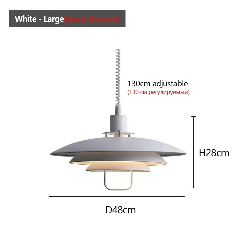 Afralia™ Primus Pendant Lamp: Telescopic Adjustable Hanging Light for Modern Design Interiors