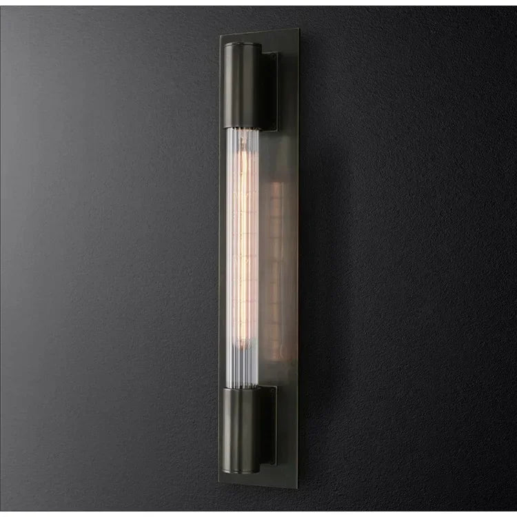 Afralia™ Luxury LED Wall Lamp: Copper/Chrome/Black Retro Decor Sconce