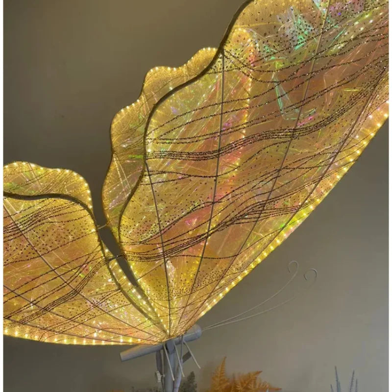 Afralia™ Luminescent Butterfly LED Wedding Party Decor Stage Lead