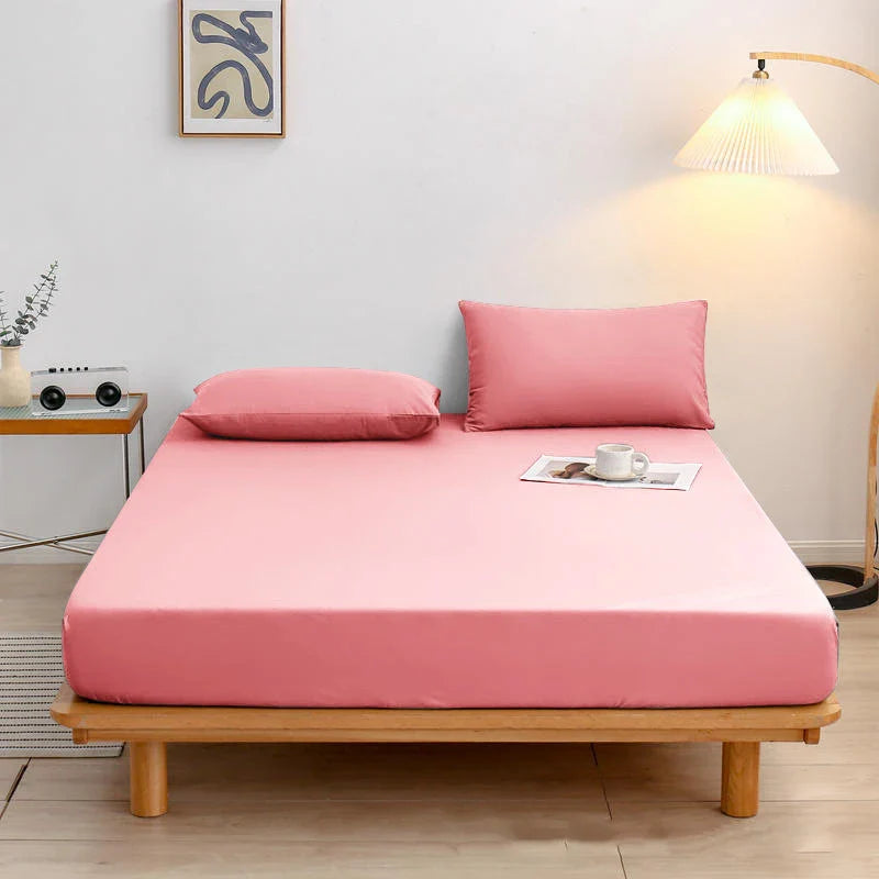 Afralia™ Soft Skin-Friendly 360° Fitted Bed Sheet with Elastic Band - Durable & Dapper