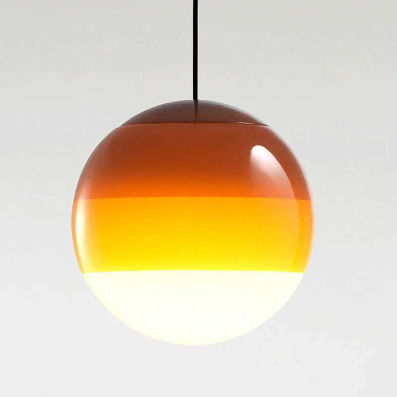 Afralia™ Nordic Glass Ball Pendant Light: Colorful LED Hanging Lamp for Dining, Bedroom, and Restaurant