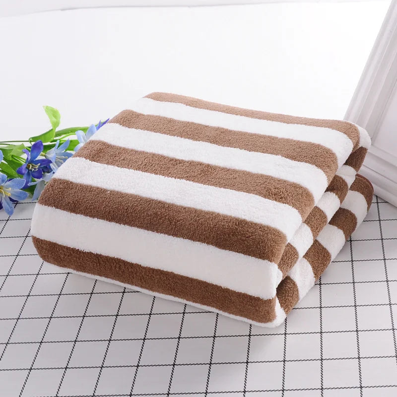 Afralia™ Microfiber Bath Towel Sets for Soft Absorbent Quick Drying Adults