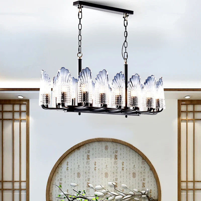 Afralia™ LED Jellyfish Chandelier - Modern Iron Lustre Lighting for Home Decor
