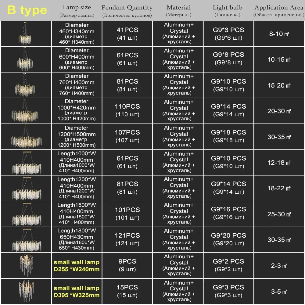 Afralia™ Large Silver Rectangular Crystal Chandelier for Dining & Living Room