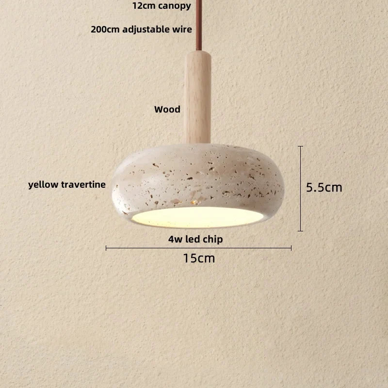 Afralia™ Wood LED Pendant Lights for Bar Restaurant Dining Room Decor