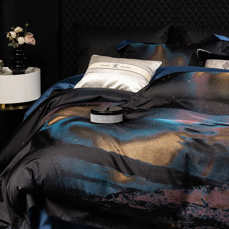 Afralia™ Luxury Jacquard Egyptian Cotton Bedding Set