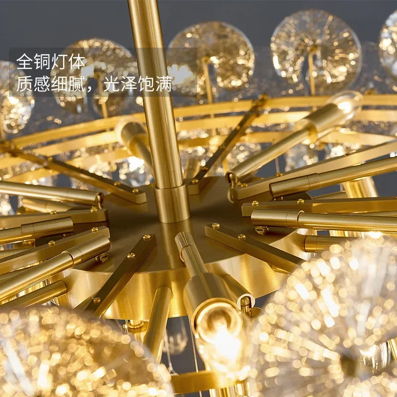 Afralia™ Lotus Crystal Chandelier: Modern Luxury Lighting for Home, Restaurant, Hotel