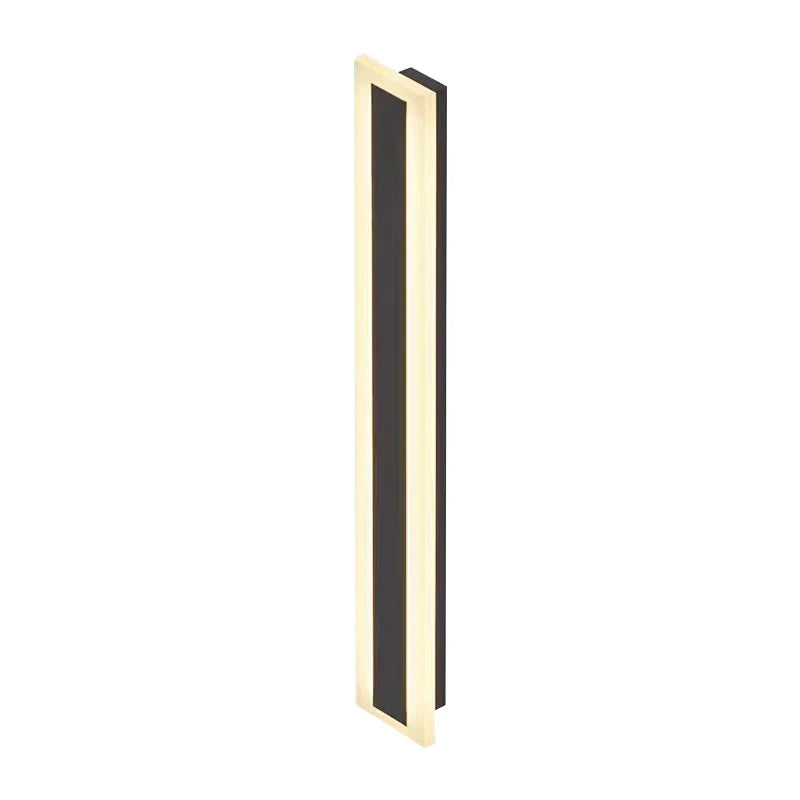 Afralia™ Minimalist LED Wall Lamp in Black Gold White Aluminium for Parlor Bedroom Dining