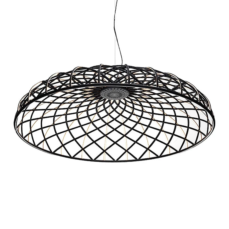 Afralia™ Macaron Mesh Chandelier: Modern Nordic Rope Pendant Lamp for Living Room, Restaurant & Bar