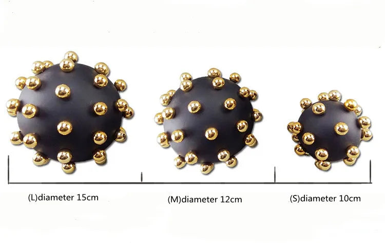 Afralia™ Matte Ball Ornament: Aesthetic Resin Craft for Stylish Home Decor & Gifting