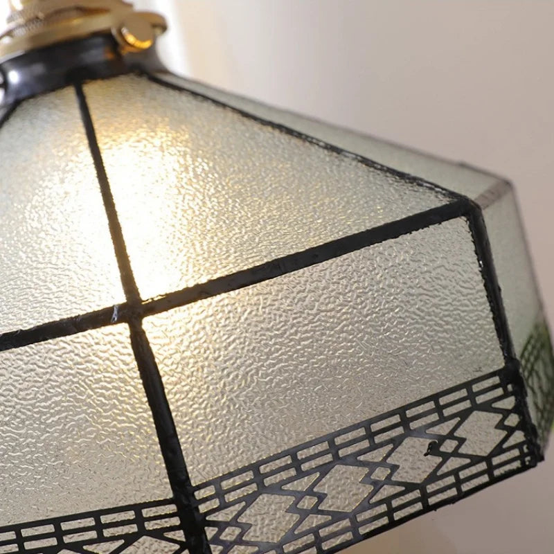 Afralia™ Gray Glass LED Pendant Light Fixture with Adjustable Hang Lamp