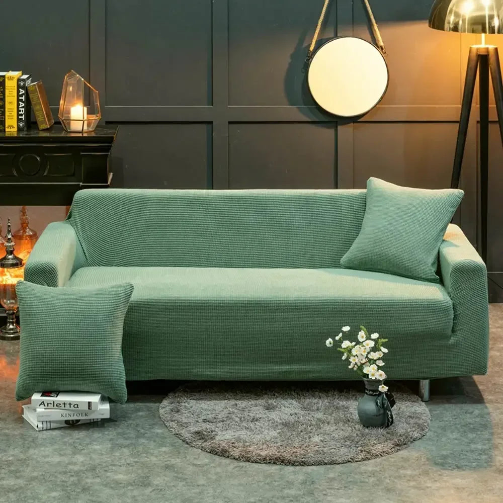 Afralia™ 3D Quilted Sofa Cover: Soft Cozy Stretch Spandex Couch Slipcover