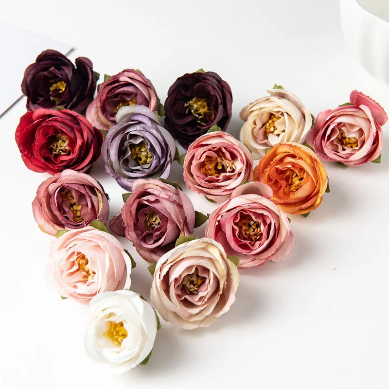 Afralia™ Silk Tea Bud Roses: Home, Wedding, Christmas, DIY Decorations, Artificial Flowers