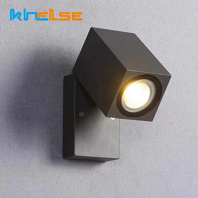 Afralia™ Outdoor LED Wall Lamp Adjustable Sconce GU10 Waterproof IP65 Garden Lighting