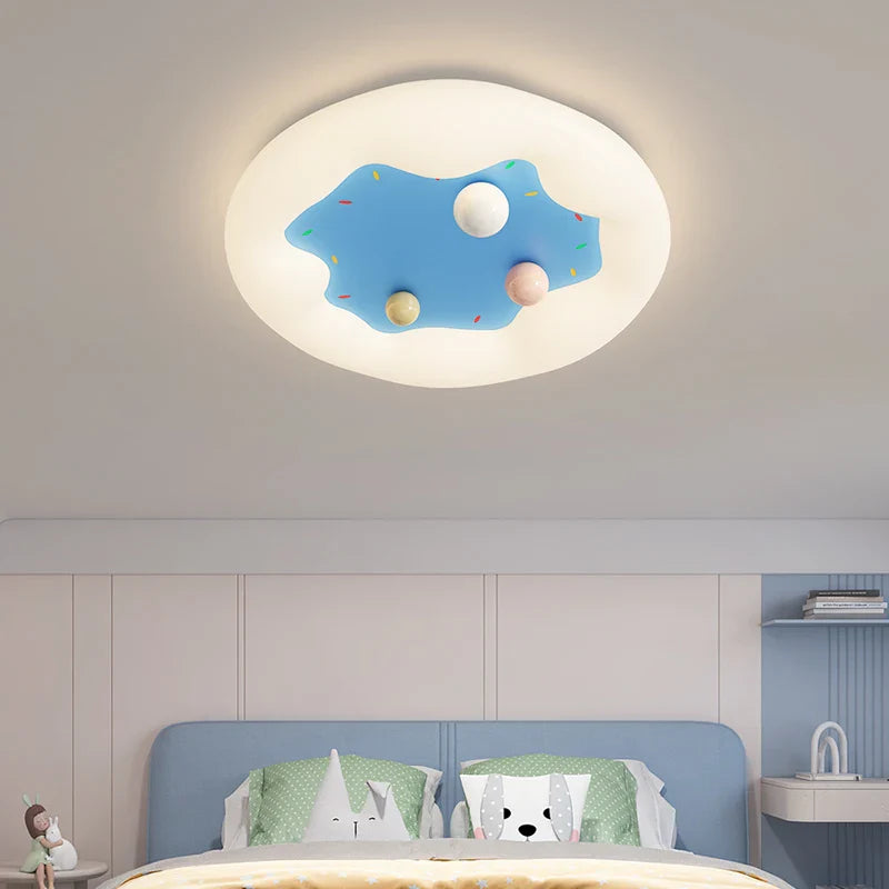 Afralia™ Kids Room Chandelier Remote Dimable Ceiling Lights