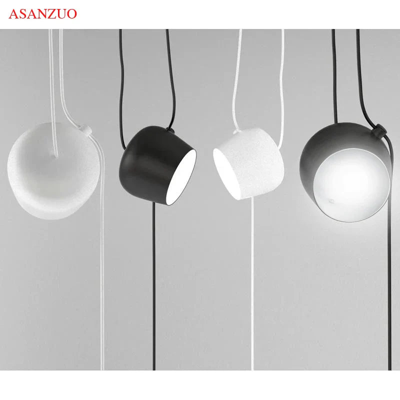 Afralia™ Spider Industrial Pendant Lights for Restaurants, Kitchen - Black Aluminum E27 Fixtures