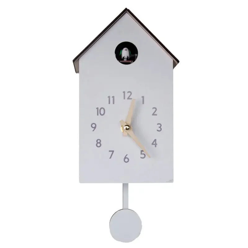 Afralia™ Wooden Cuckoo Clock: Handmade Traditional Wall Clock for Home Decor