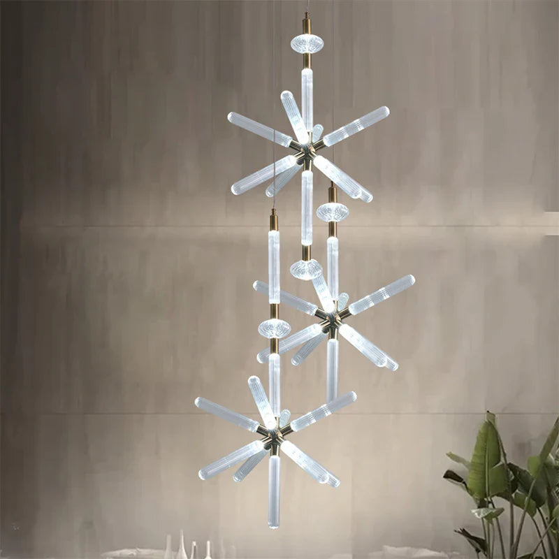 Afralia™ Nordic Glass Chandelier for Chic Spaces: Modern, Stylish Lighting for Homes & Businesses