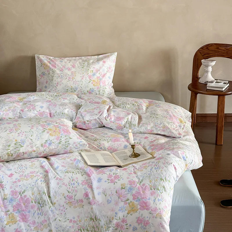 Afralia™ Floral Print Bedding Sets: Soft Comfort for All Seasons