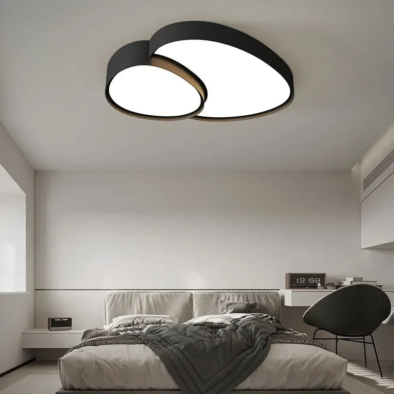 Afralia™ Smart LED Ceiling Lamp: Modern Round Dimmable Lights for Living Room and Bedroom