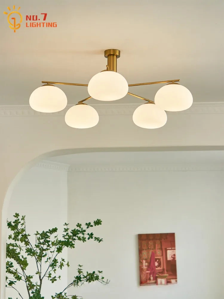 Afralia™ Persimmon Chandelier LED E27 Modern Nordic Design Living/Dining Room Light Fixtures