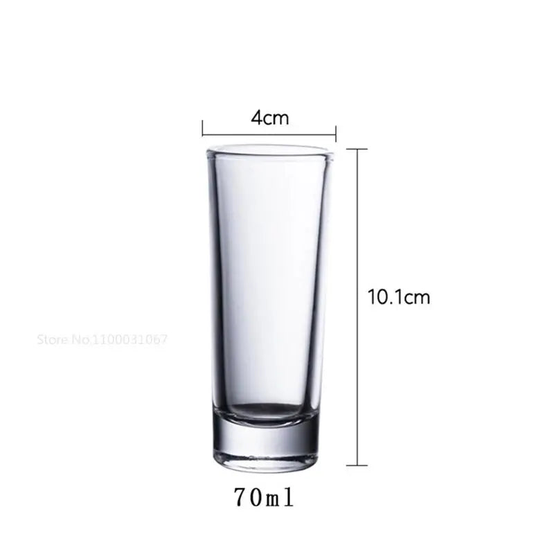 Afralia™ Bullet Cocktail Glass Set of 6