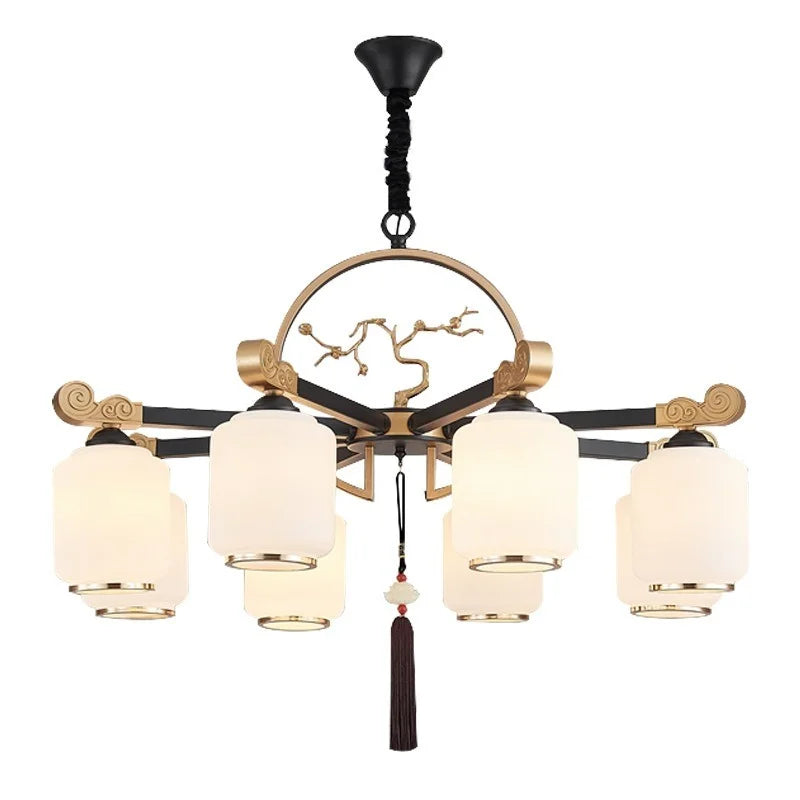 Afralia™ Retro Chandelier Ceiling Light for Living Room Bedroom Dining Room Lighting