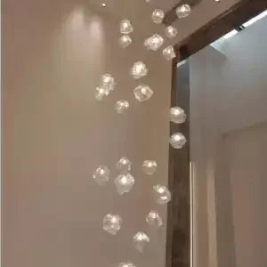 Afralia™ Cube Chandelier Pendant Lights for Restaurant Loft Stairwell Bedroom Art Décor