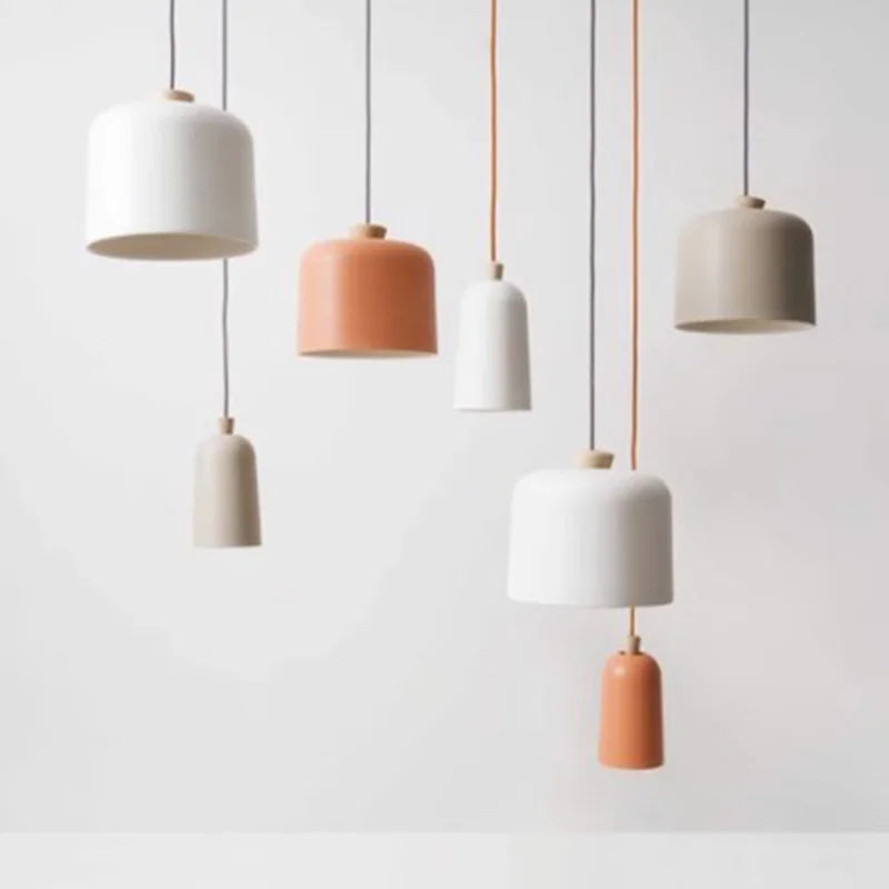 Afralia™ Macaron LED Pendant Light: Minimal Nordic Suspension for Living Room, Bedroom, Dining Room