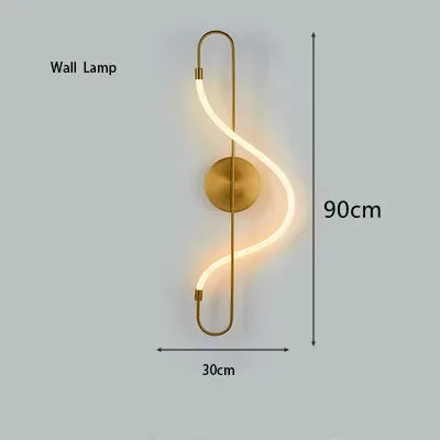 Afralia™ Gold Minimalist LED Pendant Lights for Kitchen Dining Room