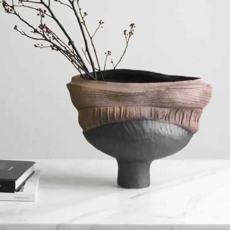 Afralia™ Resin Vase: Handmade Irregular Flowerpot for Home Decor & Flower Arrangements