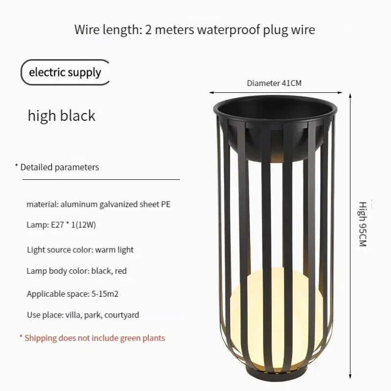 Afralia™ Solar Garden Floor Lights - Black Outdoor Lighting for Patio Courtyard Yard