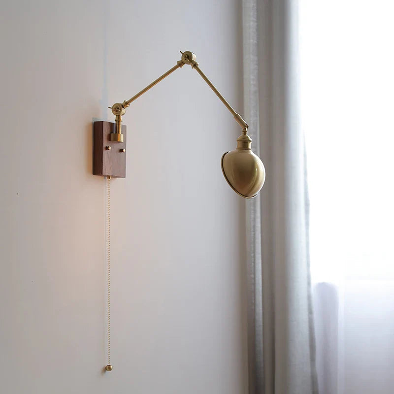 Afralia™ Swing Arm LED Wall Light Fixture for Dining Room Coffee Nodic Nodern Decor