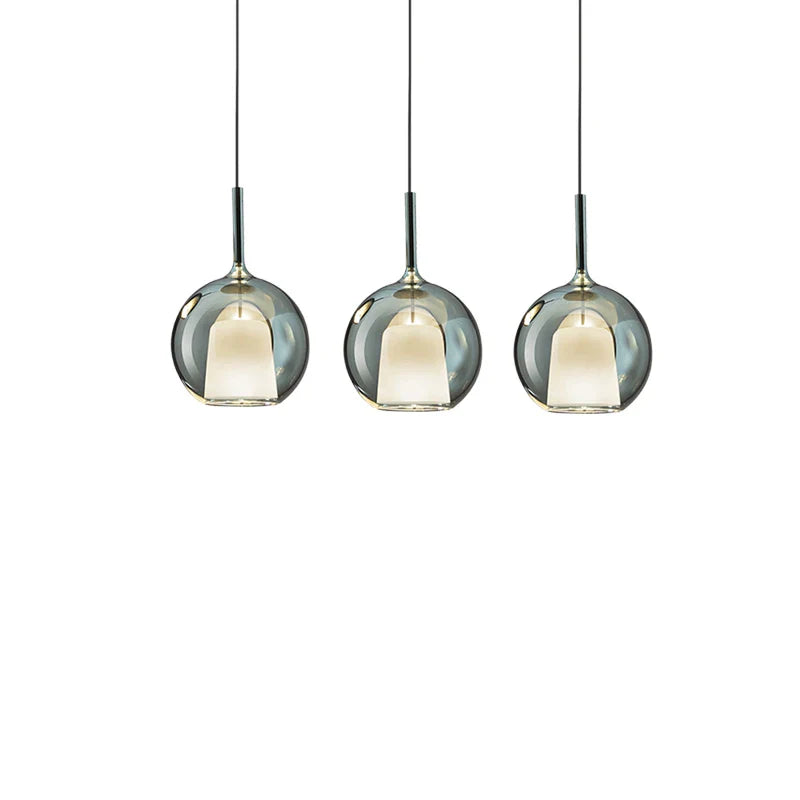 Afralia™ Glass Pendant Lamp for Kitchen Island Bar - Colorful Modern Decor Fixture