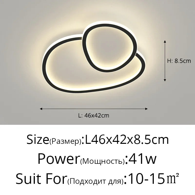 Afralia™ Modern Nordic Chandeliers for Master Bedroom and Living Room