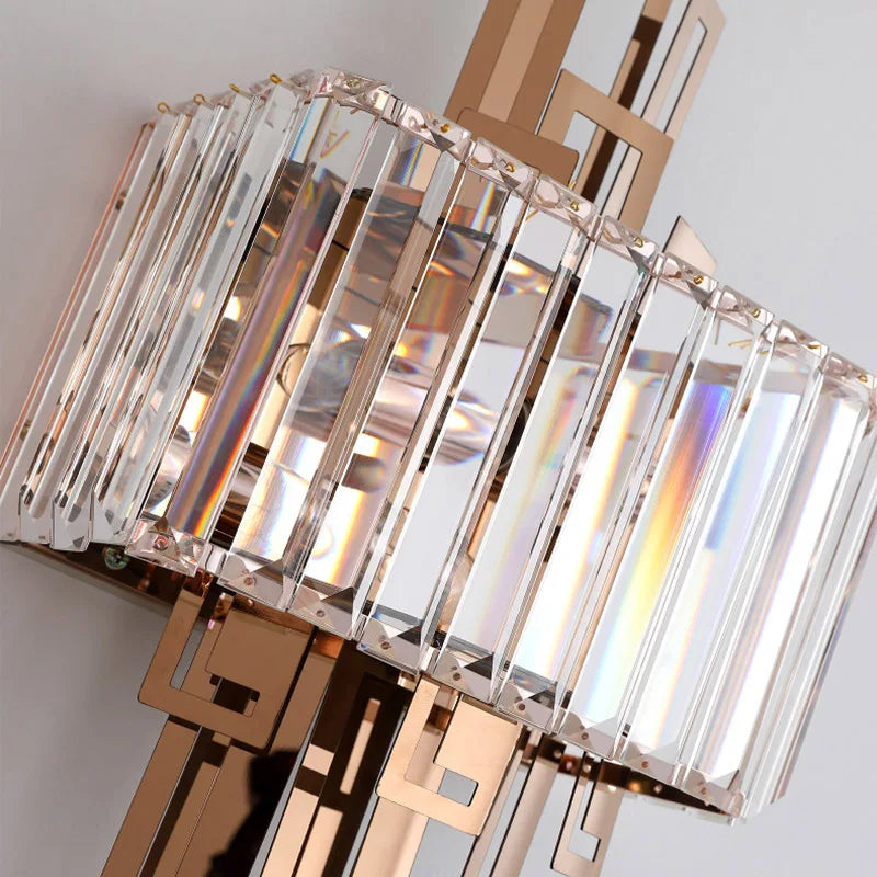 Afralia™ Crystal Wall Lamp: Modern Nordic Indoor Lighting for Living Room, Bedroom, and Staircase