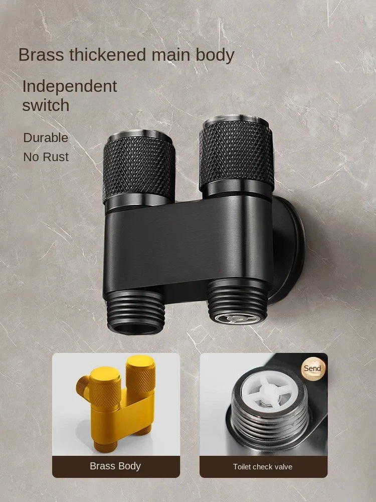 Afralia™ Handheld Bidet Spray Gun Set for Effortless Bathroom Cleaning