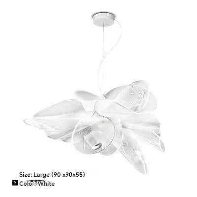 Afralia™ White LED Crystal Chandelier | Modern Italian Design Suspension Ceiling Light