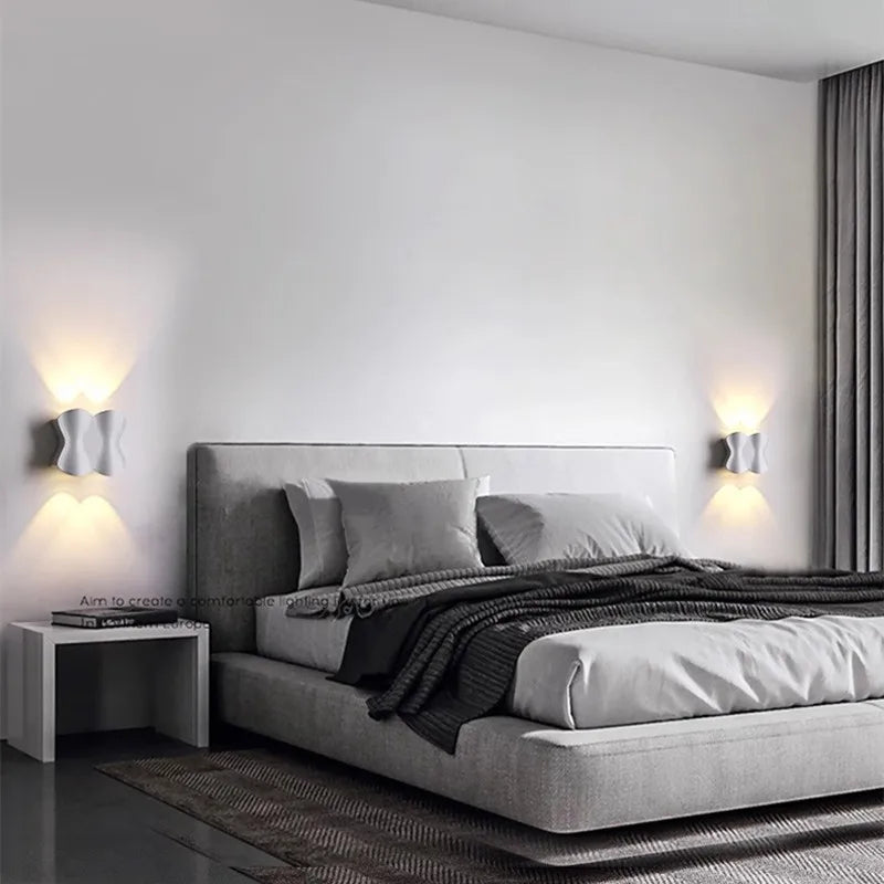 Afralia™ Nordic Wall Lamp for Staircase Bedroom Living Room Outdoor Waterproof Courtyard