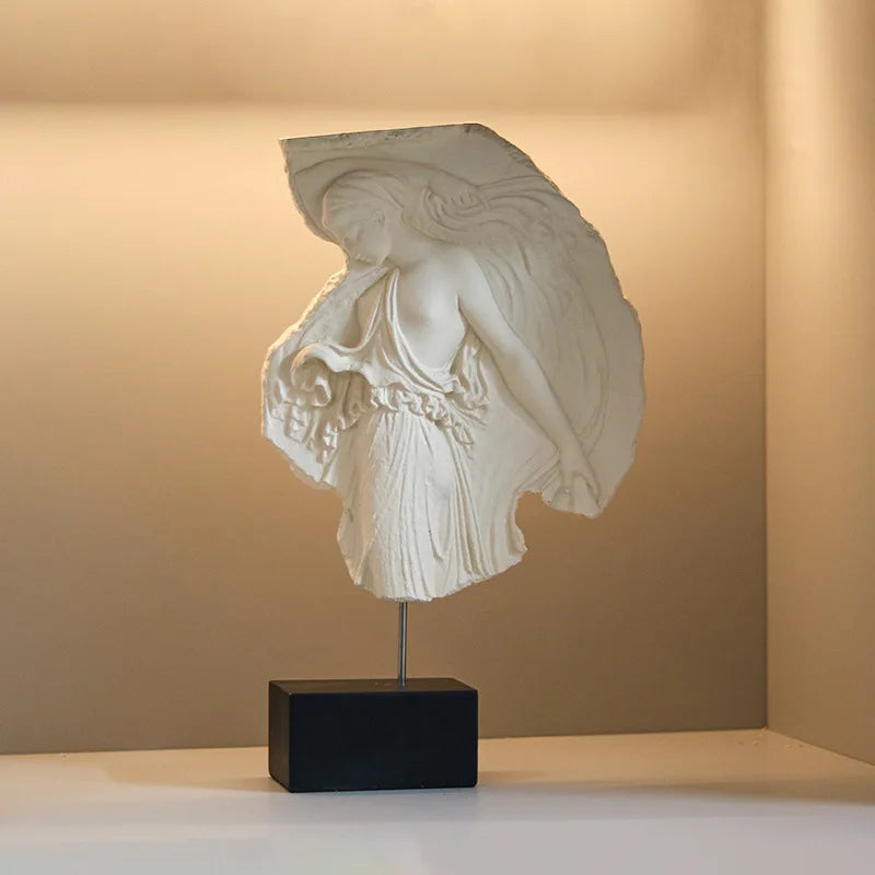 Afralia™ Artistic Venus Relief Goddess Sculpture Home Decor Figurine