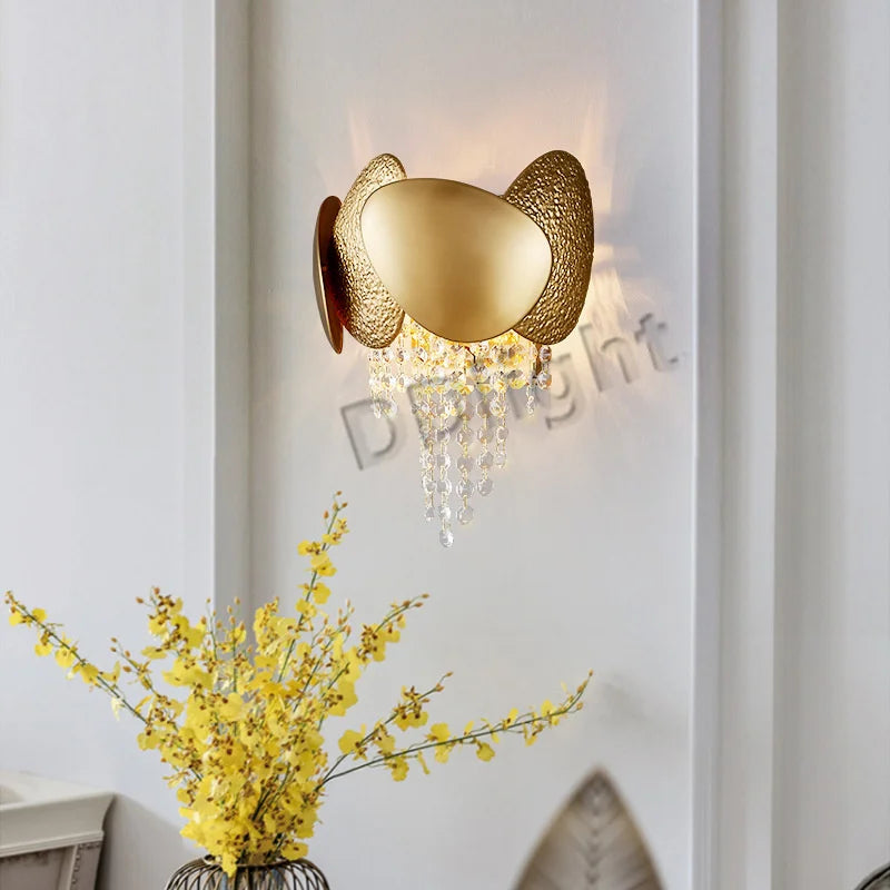 Afralia™ Crystal Tassles Pendant Light: Modern Luxury Chandelier for Living Room