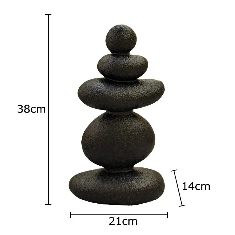 Afralia™ Stone Statue Desk Decoration Resin Sculpture Room Aesthetic Decor