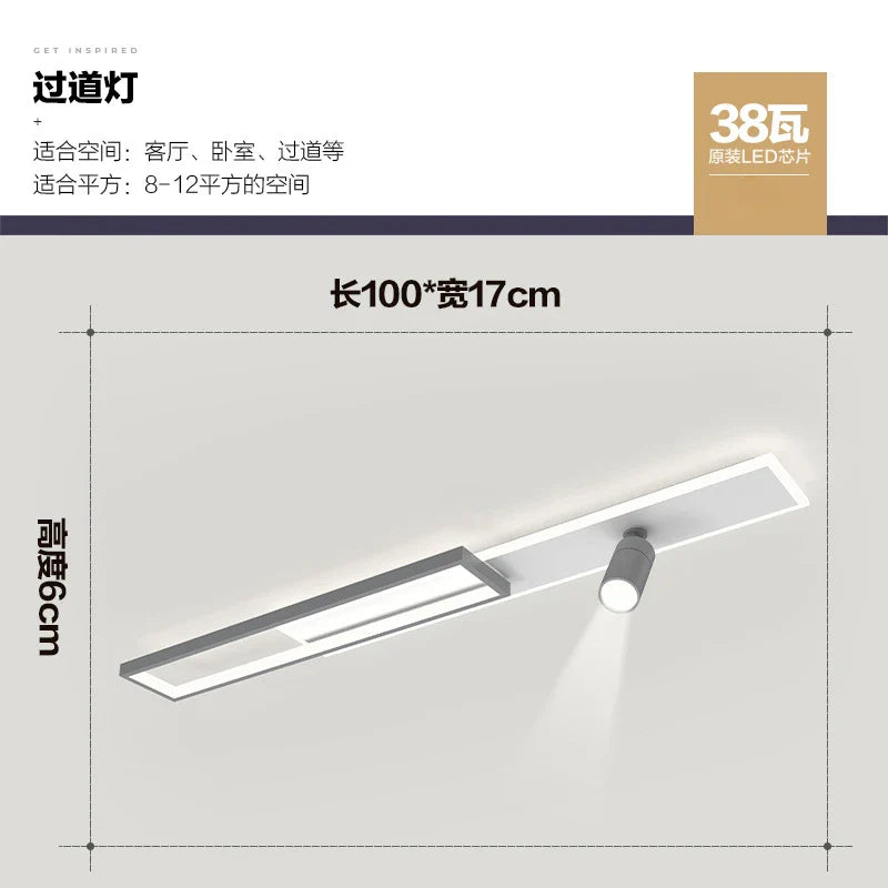 Afralia™ Corridor Spotlight Ceiling Light 2024 - Modern Cloakroom Entrance Decoration Lamps