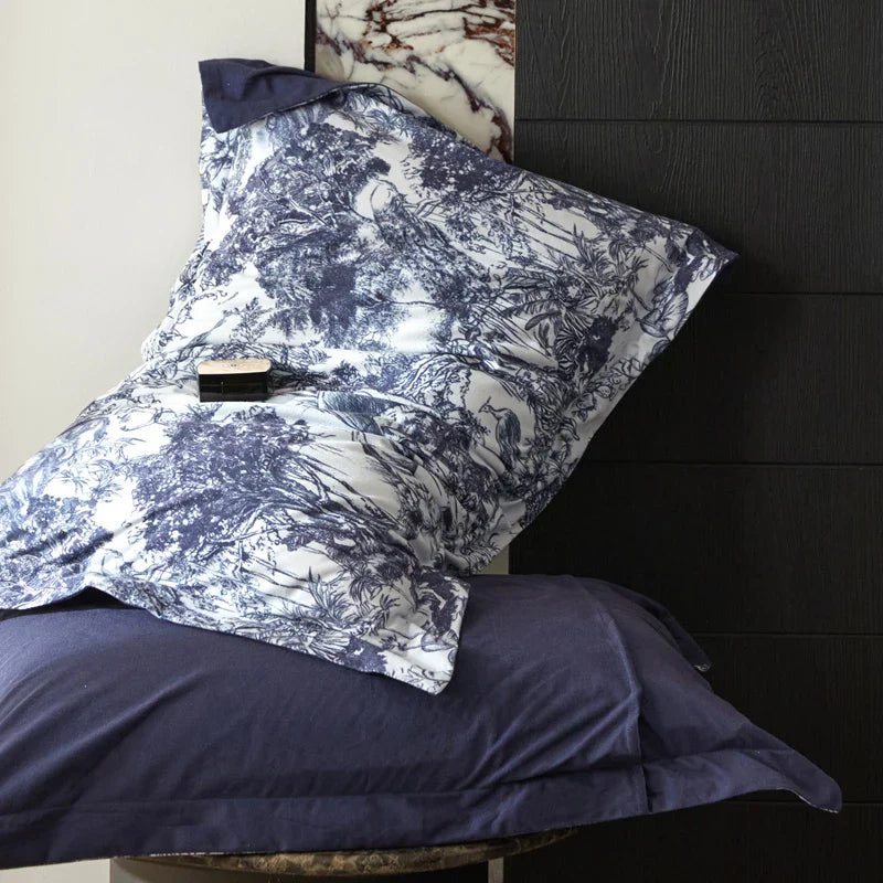 Afralia™ Forest Plant Ink Print Bedding Set, Soft Warm Duvet Cover Set