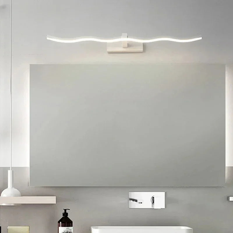 Afralia™ LED Bathroom Wall Sconce Light Mirror Wall Lamp Indoor Modern Luminaires