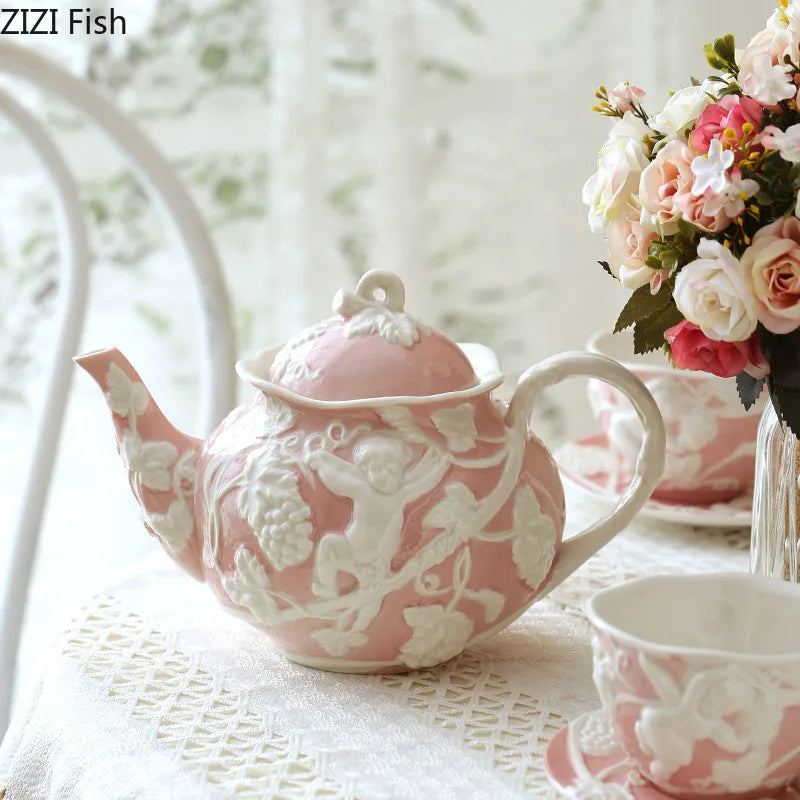 Afralia™ Angel Figures Ceramic Dining Set&Mug Collection