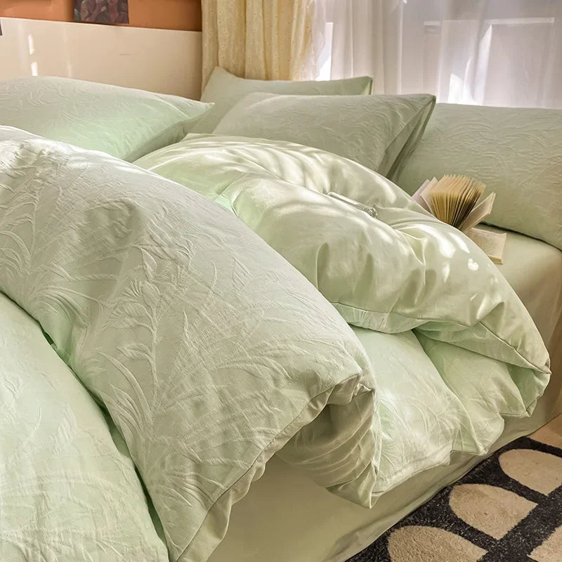 Afralia™ Cotton Three-Layer 3Pcs Bedding Set - Soft, Breathable, and Comfortable