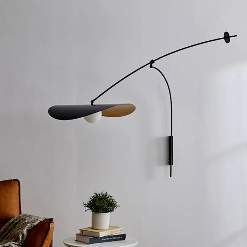 Afralia™ Metal Swing Arm Wall Lamp Vintage Sconce Adjustable Light Bedside Reading