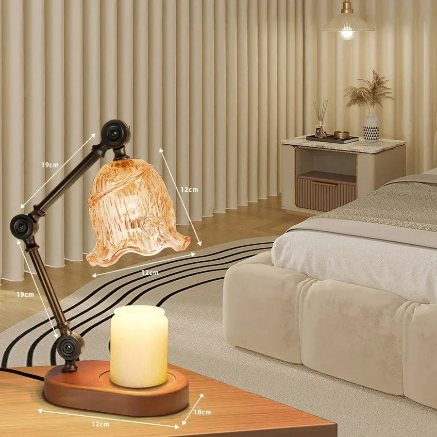 Afralia™ Aromatherapy Wax Melting Lamp: Multi-functional Atmosphere Candle Lamp