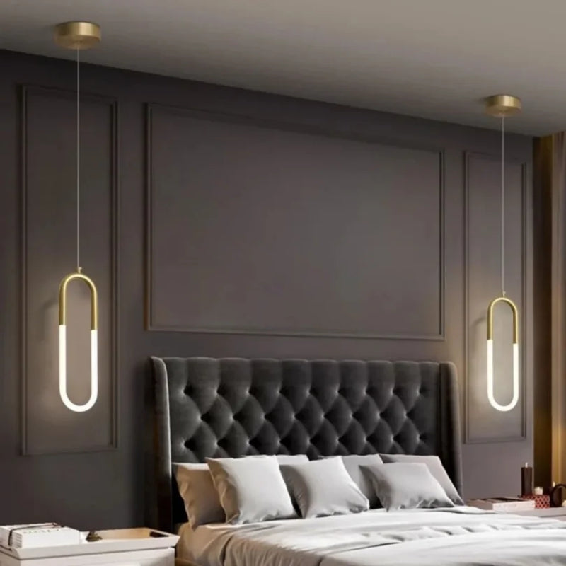 Afralia™ Modern Nordic LED Pendant Light for Bedroom, Bathroom, and Entrance